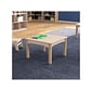 Flash Furniture Bright Beginnings Hercules Square Table, 23.5" x 23.5", Beech (MK-ME088007-GG)