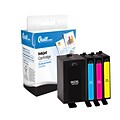 Quill Brand® Remanufactured Black High Yield C/M/Y Standard Yield Ink Cartridge Replacement for  HP