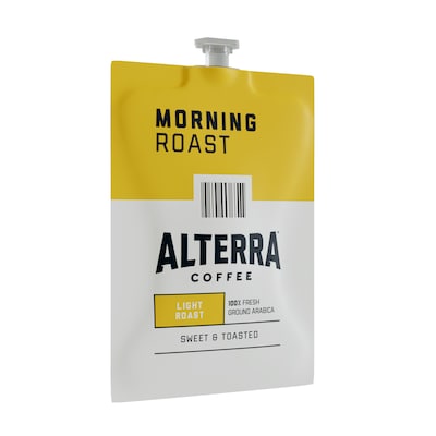 Alterra Morning Roast Coffee Flavia Freshpack, Light Roast, 100/Carton (MDRA182)