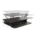 Union & Scale™ FlexFit™ 35 Manual Adjustable Desk Converter, Black (UN50710-CC)