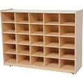 Wood Designs™ 25-Tray Cubby Storage Cabinets; with Assorted Trays