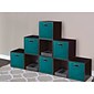 Niche Cubo 29.93 Qt. Foldable Fabric Storage Bins, Teal, 6/Pack (HTOTE6PKTL)