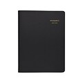 2024-2025 AT-A-GLANCE 8.25 x 11 Academic Weekly Appointment Book, Faux Leather Cover, Black (70-95