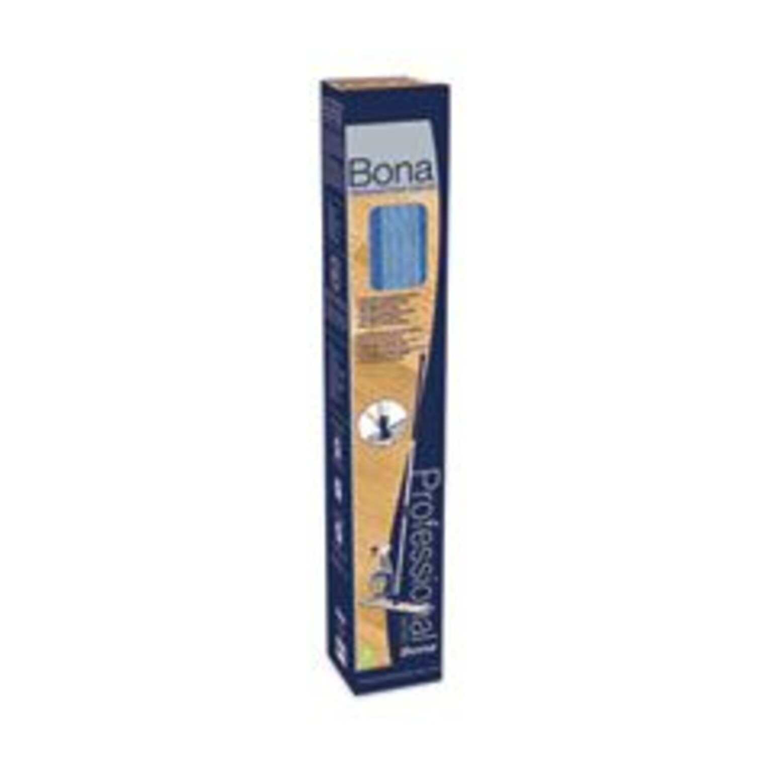 Bona Hardwood Floor Mop Kit, 18 Wide Microfiber Head, 72 Silver/Blue Aluminum Handle (BNAWM710013399)