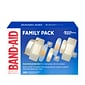 Band-Aid Family Variety Sheer Fabric Adhesive Bandages, 1.75" x 4", 280/Box (4711)