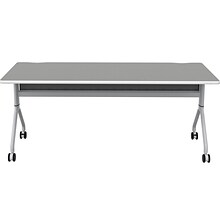 Safco Rumba Training Room Table, 30 x 72, Fashion Gray (RBA7230FLSLFNGY)