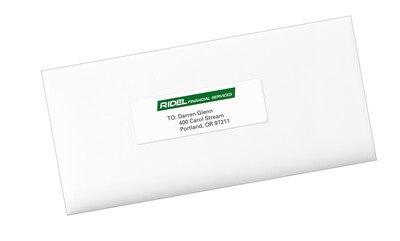 PRES-a-ply Laser/Inkjet Address Labels, 1-1/3 x 4, White, 14 Labels/Sheet, 100 Sheets/Box (30602)