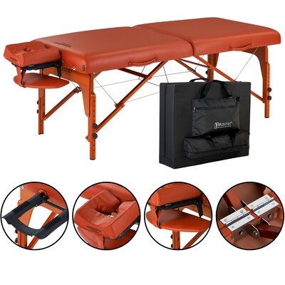 Master Massage Portable Massage Table, 31, Mountain Red (28281)