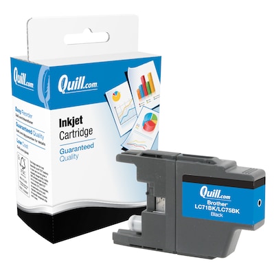 Quill Brand Remanufactured Brother® LC75B Inkjet Cartridge High Yield Black (100% Satisfaction Guara
