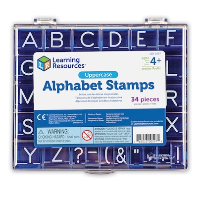 Learning Resources 1 Stamp Set, 34 Stamps/Set (LER0597)