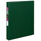 Avery 1" 3-Ring Non-View Binders, Slant Ring, Green (27253)