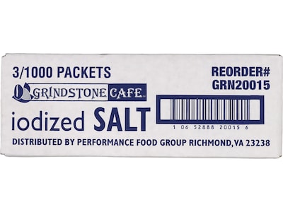 Sugar Foods Perfect Taste Salt, Packet, 3000/Carton (SUG09295)