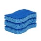 Scotch-Brite Non-Scratch Scrub Sponge, Blue, 3/Pack (MP-3-8-D)