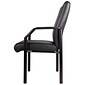Boss Leather Guest Chair, Black (B689)
