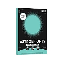 Astrobrights Punchy Pastels 8.5 x 11 Color Copy Paper, 24 lbs., Breezy Blue, 200 Sheets/Pack