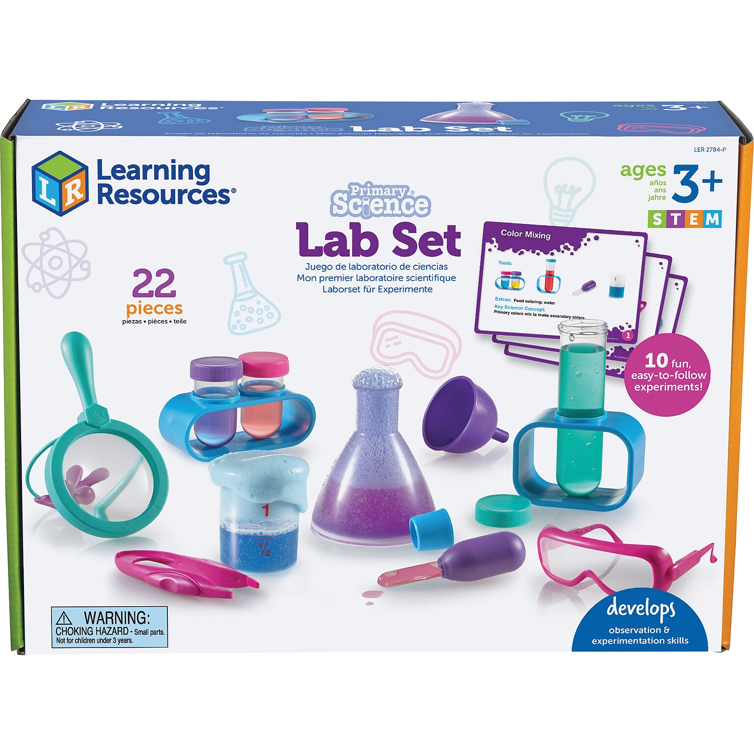 Learning Resources Primary Alt Color Science Lab Set (LER2784-P)