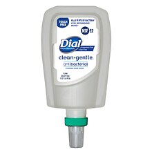 Dial Complete Clean + Gentle Antibacterial Touch-Free Foaming Hand Soap Refill, 33.8 Fl. Oz., 3/Cart