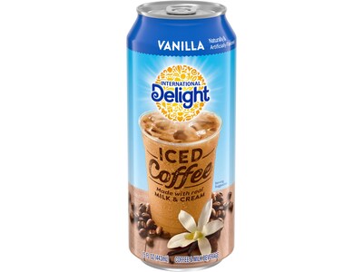 International Delight Iced Vanilla Coffee, 15 fl. oz., 12/Carton (745189/177175)