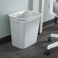 Coastwide Professional™ Indoor Trash Can Without Lid, Gray Soft Molded Plastic, 7 Gallon (CW56431)