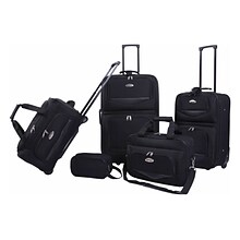 Bob Mackie Expandable 5-pc Luggage Set
