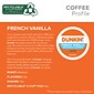 Dunkin' French Vanilla Coffee Keurig® K-Cup® Pods, Medium Roast, 88/Carton (400847)