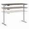 Bush Business Furniture Move 40 Series 60W Electric Height Adjustable Standing Desk, Modern Hickory