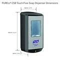 PURELL CS 8 Automatic Wall Mounted Hand Soap Dispenser, Graphite (7834-01)