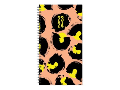 2023-2024 Willow Creek Peachy Chic 3.5 x 6.5 Academic Weekly & Monthly Planner, Paperboard Cover,