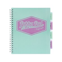 Pukka Pad Pastels 5-Subject Notebooks, 8.5 x 11, Ruled, 100 Sheets, Assorted Colors, 3/Pack (8867-