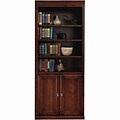 Martin Furniture Huntington Oak Office Collection in Burnish Finish; 72H Bookcase with Doors