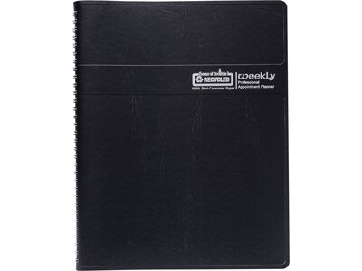 2024 House of Doolittle 8.5 x 11 Weekly Appointment Book, Black (272-02-24)