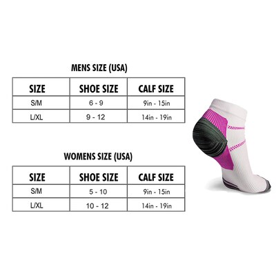 Extreme Fit High Energy Compression Socks, Small/Medium, 6 Pairs/Pack (EF-6BRACS-MIX-M)