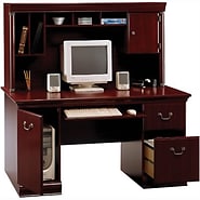 Bush® Birmingham; Desk & Hutch Bundle