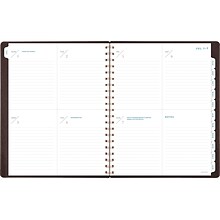 2024-2025 AT-A-GLANCE Signature 8.5 x 11 Academic Weekly & Monthly Planner, Faux Leather Cover, Di