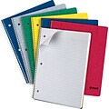 Oxford 1-Subject Notebook, 9 x 11, College Ruled, 70 Sheets, Assorted Colors, 6 Pack (25-008)