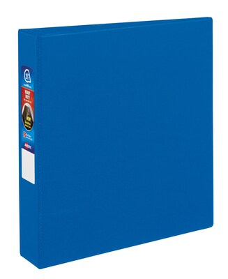 Avery Heavy Duty 1 1/2 3-Ring Non-View Binders, One Touch EZD Ring, Blue (79-885)