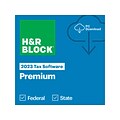 H&R Block Tax Software Premium 2023 for 1 User, Windows, Download (1516800-23)