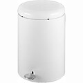 Safco® Round Step-On Waste Cans; 4-Gallon