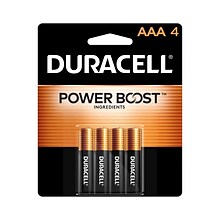 Duracell Coppertop AAA Alkaline Battery, 4/Pack (MN2400B4Z)