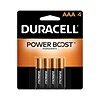 Duracell Coppertop AAA Alkaline Battery, 4/Pack (MN2400B4Z)