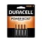 Duracell Coppertop AAA Alkaline Battery, 4/Pack (MN2400B4Z)