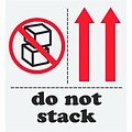 International Shipping & Pallet Labels; 4x4, Do Not Stack, 500 labels/Roll