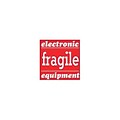 Shipping & Pallet Labels; 4x4 Electronic Fragile Equipment, 500 labels/Roll
