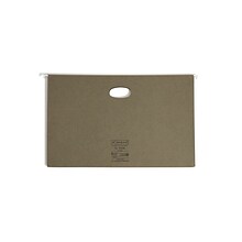 Smead Recycled Hanging File Pocket, 3 1/2 Expansion, Legal Size, Standard Green, 10/Box (64326)