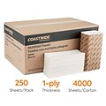 Coastwide Professional™ Multifold Paper Towels, 1-ply, 250 Sheets/Pack, 16 Packs/Carton (CW58045)