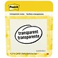 Post-it Transparent Notes, 2-7/8" x 2-7/8", 36 Sheets/Pad, 1 Pad/Pack (600-TRSPT)