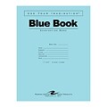 Roaring Spring Paper Products Exam Notebooks, 8.5 x 11, Wide Ruled, 6 Sheets, Blue, /Pack (77516CS