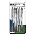 uniball Vision Elite BLX Rollerball Pens, Bold Point, 0.8mm, Assorted Colors, 5/pk (1832404)