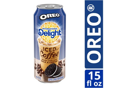 International Delight Iced OREO Coffee, 15 fl. oz., 12/Carton (745189/177175)