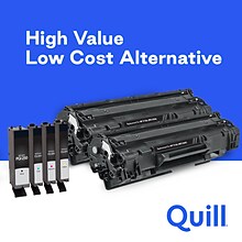 Quill Brand® Remanufactured Black High Yield C/M/Y Standard Yield Ink Cartridge Replacement for HP 9